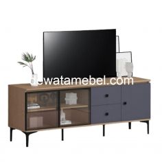 Rak TV Ukuran 150 - SIANTANO CENA TC - 01 / Slate Grey - Light Wood 